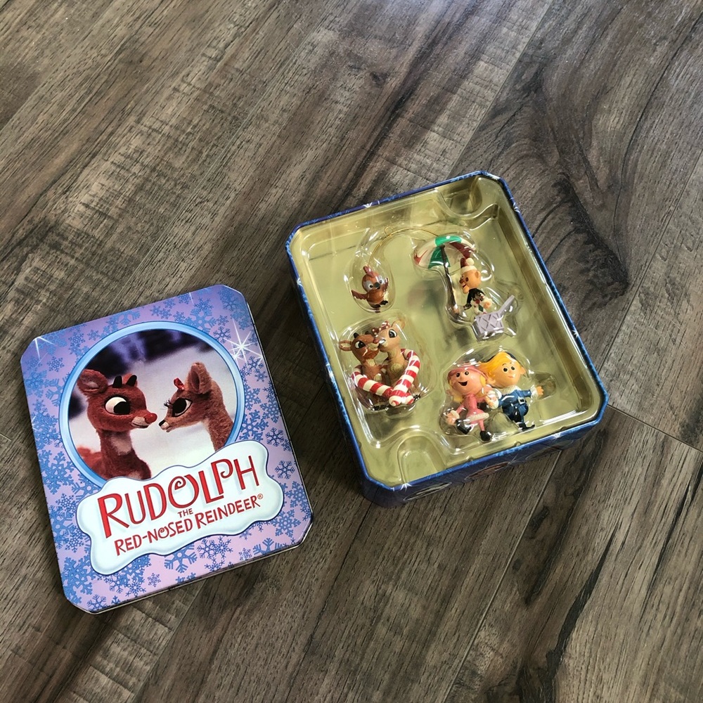 Vintage Rudolph Ornament Set!🦌🎄